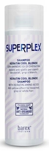 Кератиновий шампунь &quot;Холодний блонд&quot; Barex Superplex Keratin Cool Blonde Shampoo, 100 мл - 2