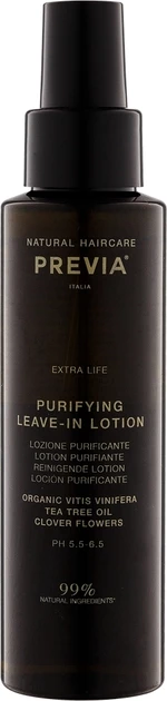 Очищувальний лосьйон для нормалізації шкіри голови Previa Purifying Leave-In Lotion, 100 мл