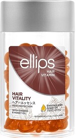 Вітаміни для волосся Здоров'я волосся з женьшенем та медовою олією Ellips Hair Vitamin Hair Vitality With Ginseng & Honey Oil, 50 шт