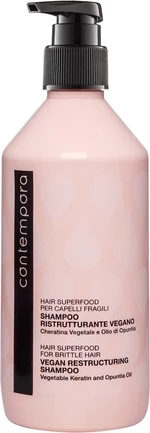Шампунь реструктуруючий Contempora Hair Superfood Vegan Restructuring Shampoo, 500 мл