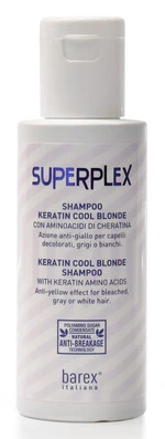 Кератиновий шампунь "Холодний блонд" Barex Superplex Keratin Cool Blonde Shampoo, 100 мл