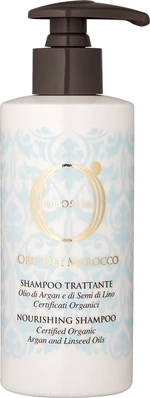 Шампунь живильний з олією аргани і олією насіння льону Barex Olioseta Oro Del Marocco Nourishing Shampoo, 250 мл