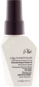 Інтенсивний відновлювальний спрей для тонкого волосся L’Alga Searevitalize Molecular Peptide-18 Fine Hair Ampoule Spray, 15 мл