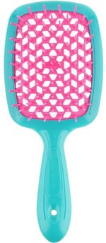 Гребінець для волосся Janeke Superbrush the Original (бірюзово-рожевий)