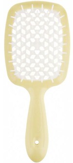 Гребінець для волосся Janeke Superbrush the Original Small (жовтий з білим)