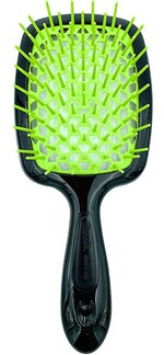 Гребінець для волосся Janeke Superbrush the Original (чорно-зелений)