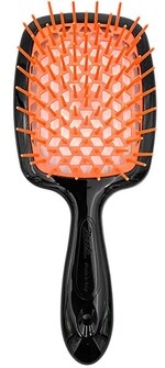 Гребінець для волосся Janeke Superbrush the Original (чорно-жовтогарячий)