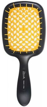 Гребінець для волосся Janeke Superbrush the Original (чорно-жовтий)