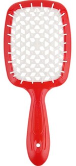 Гребінець для волосся Janeke Superbrush the Original (червоно-білий)