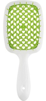 Гребінець для волосся Janeke Superbrush the Original (біло-зелений)