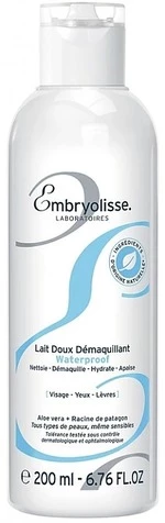 Ніжне молочко для видалення водостійкого макіяжу 4в1 Embryolisse Gentle Waterproof Make Up Remover Milk, 200 мл