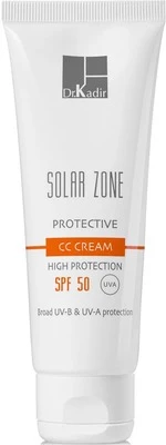 Сонцезахисний зволожуючий СС-крем з тоном Dr.Kadir Solar Zone Moisturizing CC Cream SPF 50+, 75 мл