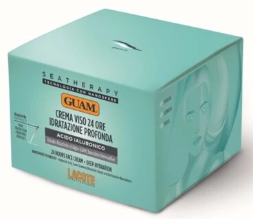 Крем для обличчя інтенсивне зволоження 24 години Guam Seatherapy Crema Viso 24 Ore Idratazione Profonda, 50 мл