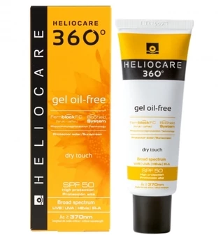 Сонцезахисний гель для обличчя на водній основі Cantabria Heliocare 360 ​​º Gel Oil-Free SPF 50, 50 мл