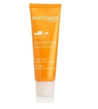 Сонцезахисний крем для обличчя та чутливих зон Phytomer Protective Sun Cream Sunscreen SPF30, 50 мл