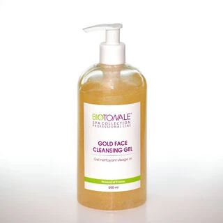 Гель для вмивання з біозолотом, флакон з дозатором Biotonale Gold face cleansing gel,  500 мл