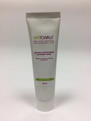 Самонагріваюча пілінг-маска з журавлиною, туба Biotonale Heating &amp; exfoliating cranberry mask, 100 мл
