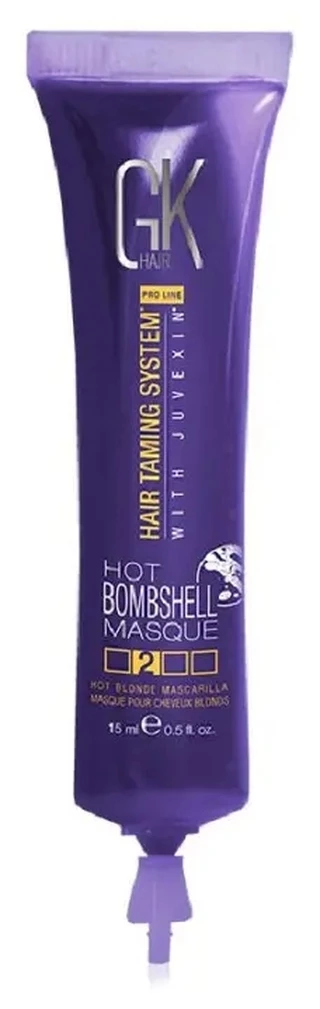 Маска для світлого волосся Global Keratin Hot Bombshell Masque, 15 мл