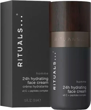 Зволожуючий крем для обличчя для чоловіків Rituals Homme 24h Hydrating Vit C + Peptides Complex Face Cream, 50 мл