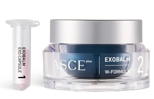 Регенеруючий бальзам для обличчя з екзосомами ASCE Plus Exobalm, 20 гр+20 мл