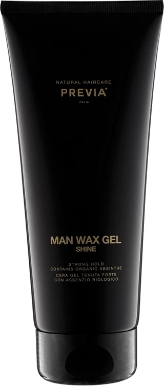 Гель-віск для чоловічого волосся сильної фіксації с блиском Previa Man Wax Gel Shine, 200 мл