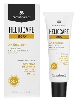 Сонцезахисний крем-емульсія Cantabria Heliocare 360 ​​AK Emulsion SPF 50+, 50 мл