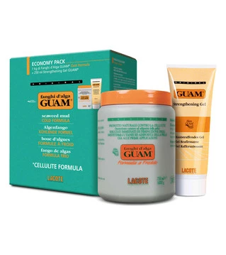 Антицелюлітна маска з морських водоростей економічна упаковка “холодна формула&quot;  GUAM (маска 1 кг «холодна формула» + гель 250 мл)