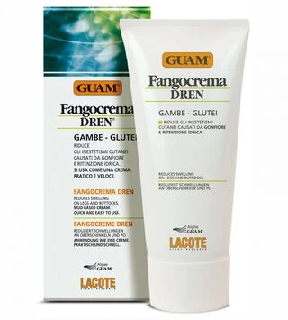 Фанго крем із дренажним ефектом Guam Fangocrema Dren Gambe-Glutei, 200 мл