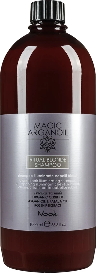 Шампунь для сяйва світлого волосся Nook Magic Arganoil Ritual Blonde Shampoo