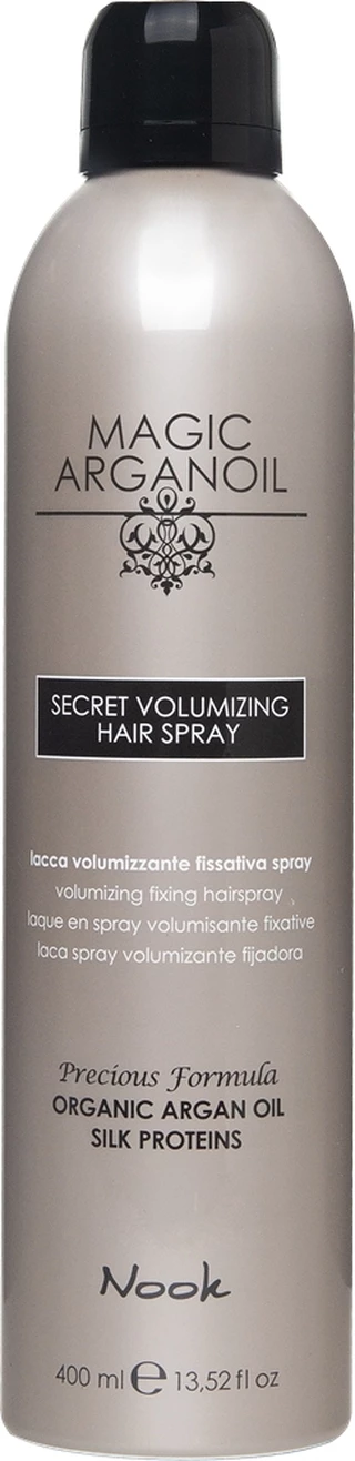 Лак для об'єму Nook Magic Arganoil Secret Volumizing Fixing Hairspray, 400 мл