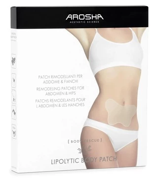 Ліпотичний пластир для зони живота "Метелик" 4 процедури Arosha Lipolytic Body Patch 4 Treatments