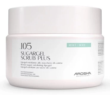 Скраб-ексфоліант для тіла з коричневим цукром Arosha 105 Sugargel Scrub Plus, 500 мл