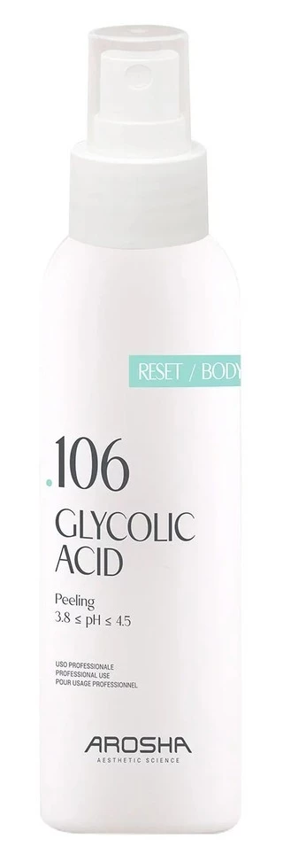 Гліколевий пілінг-спрей Arosha 106 Glycolic Acid, 120 мл
