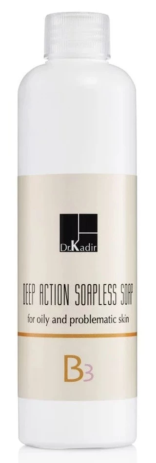 Очищуючий гель для проблемної шкіри глибокої дії В3 Dr.Kadir В3 Deep Action Soapless Soap For Problematic Skin, 250 мл