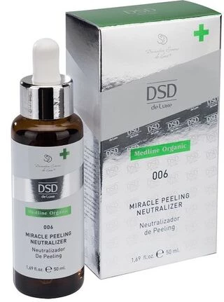 Нейтралізатор пілінгу Міракл № 006 Simone DSD Luxe Medline Organic Miracle Peeling Neutralizer, 50 мл