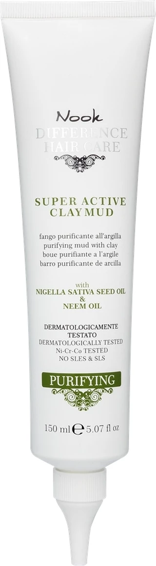 Глина суперактивна Nook Difference Hair Care Purifying Super Active Clay Mud, 150 мл