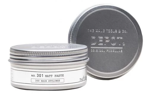 Паста матована для укладання чоловічого волосся Depot 301 Matt Paste