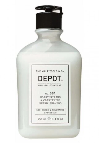 Шампунь для бороди зволожуючий та очищуючий Depot 501 Moisturizing &amp; Clarifying Beard Shampoo, 250 мл