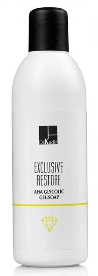 Очищуючий гель з АНА кислотою Dr.Kadir Exclusive Restore AHA Glycolic Gel-Soap, 200 мл