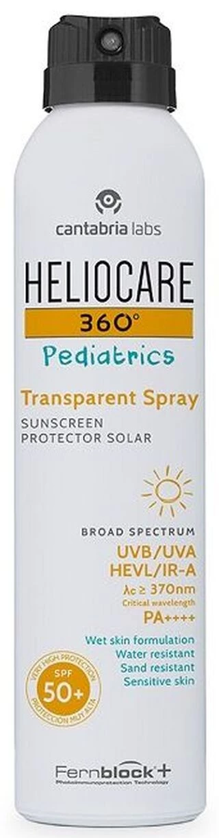 Сонцезахисний спрей «Невидимка» Cantabria Labs Heliocare 360 ​​º Transparent Spray SPF50, 200 мл