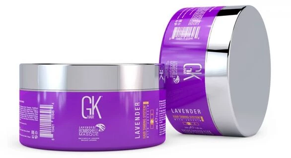 Маска з лавандовим відтінком для фарбованого волосся GKhair Global Keratin Lavender Bombshell Masque, 200 мл