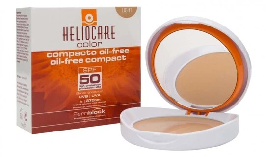 Сонцезахисна компактна пудра на водній основі Cantabria Heliocare Color Oil-Free Compact SPF 50, 10 г