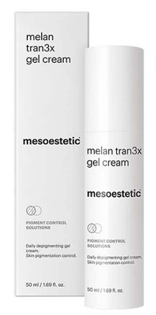 Депігментуючий гель-крем Mesoestetic Melan Tran3x Daily Depigmenting Gel Cream, 50 мл