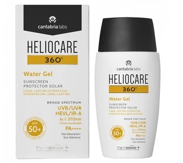 Сонцезахисний зволожуючий гель Cantabria Heliocare 360 ​​º Water-Gel SPF 50+, 50 мл
