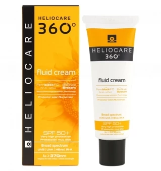 Сонцезахисний крем-флюїд для всіх типів шкіри Cantabria Heliocare 360 ​​º Fluid Сream SPF 50+, 50 мл