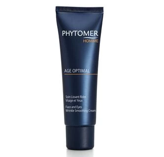 Омолоджуючий крем для обличчя та контуру очей для чоловіків Phytomer Homme Age Optimal Face and Eyes Wrinkle Smoothing Cream, 50 мл