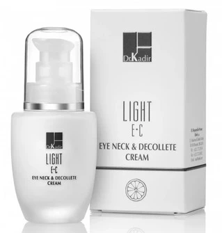 Крем для області навколо очей та шиї Лайт Dr.Kadir Light E+C Eye Neck &amp; Decollete Cream, 30 мл